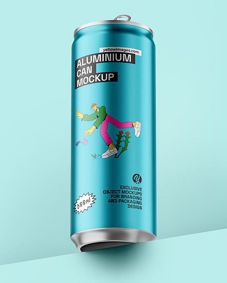 Aluminium Drink Can Mockup - Beer can mockup