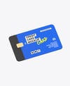 Credit Card Mockup – Side Top View
