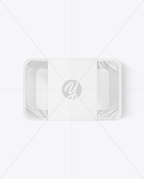 Empty Food Tray Mockup