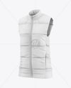 Women's Down Vest Mockup
