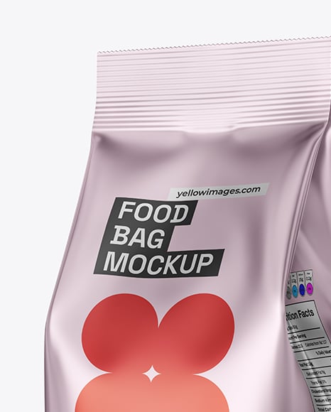 Matte Metallic Package Mockup