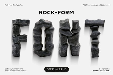 Rock Form Font