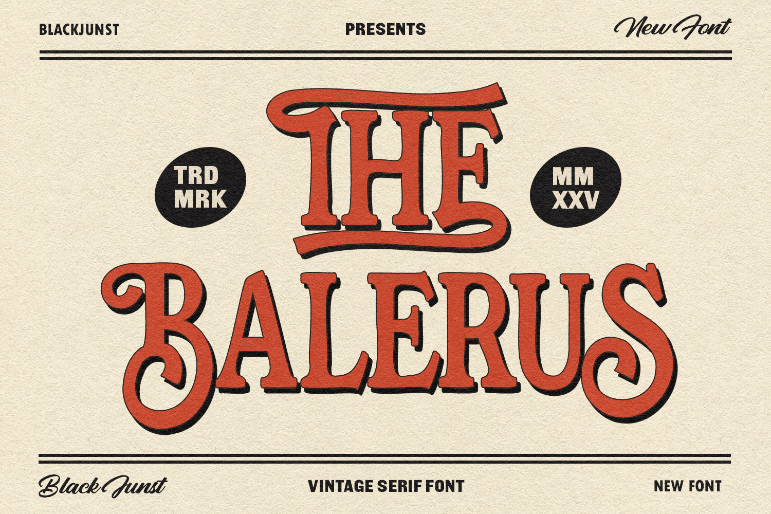 The Balerus – Bold Vintage Serif
