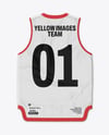 Basketball Jersey Mockup - Back View