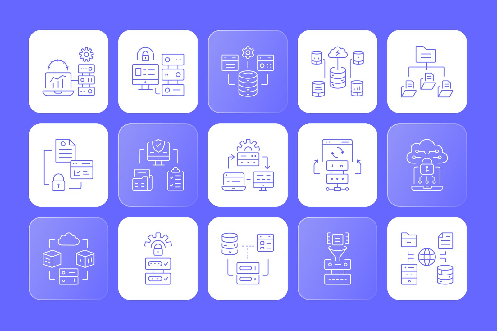 Database Icons Set