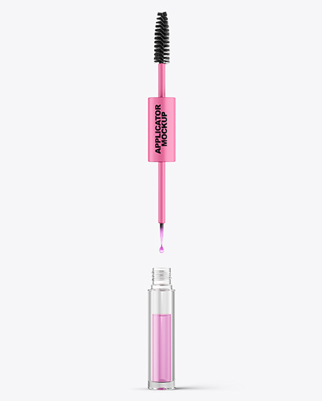 Matte Hairoil Applicator Tube Mockup