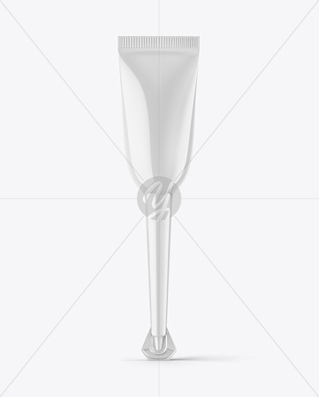 Glossy Cosmetic Tube Mockup