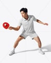 Man Wearing Table Tennis Uniform Mockup