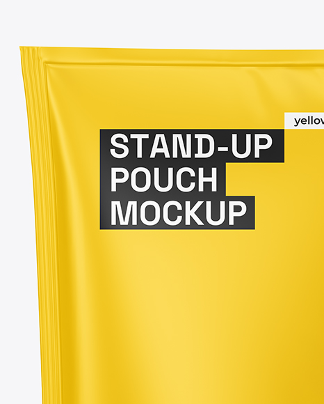 Matte Stand-up Pouch Mockup