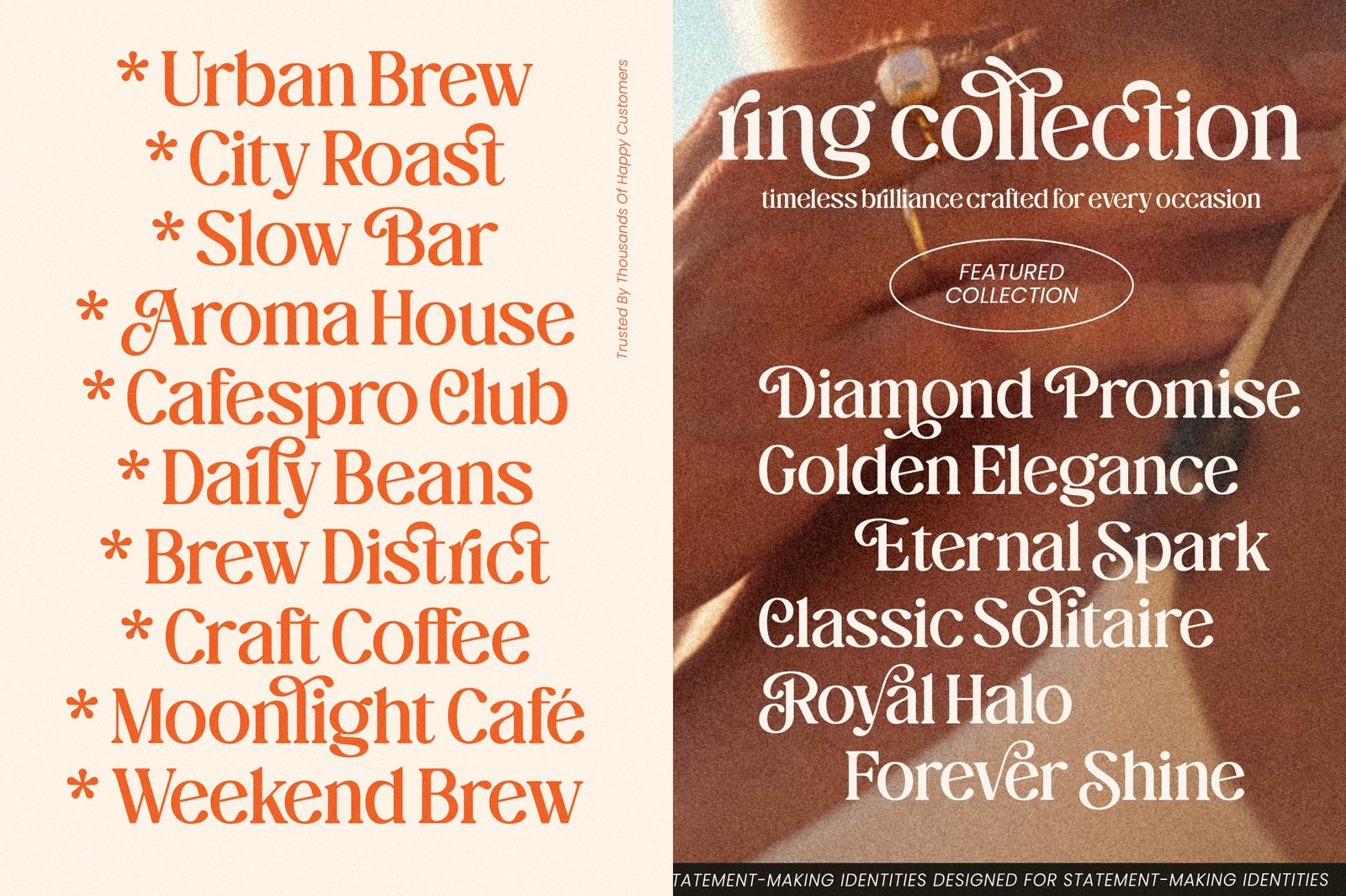 The Daily Midtones Decorative Serif