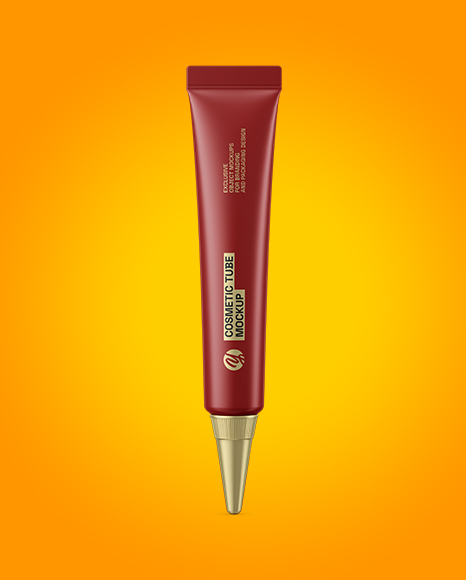 Matte Cosmetic Tube Mockup