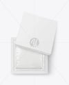 Paper Box With Sachet Mockup