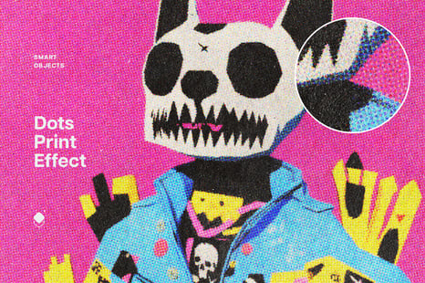 Halftone Print Style Effect
