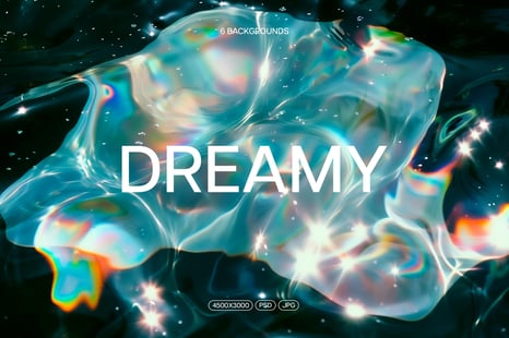 Dreamy Liquid Backgrounds - Textures