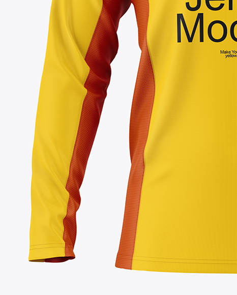 Hooded Fishing Jersey Mockup