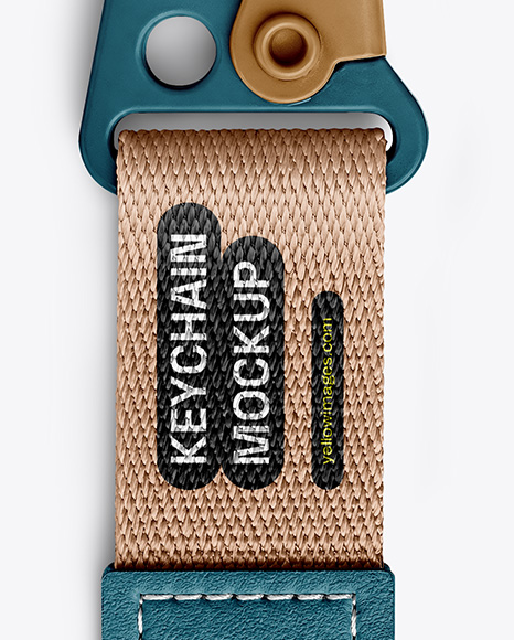 Strap Keychain Mockup