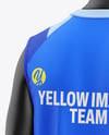 Training Sleeveless Kit Mockup - Back Half Side View