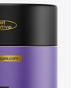 Paper Tube with Tea Mockup