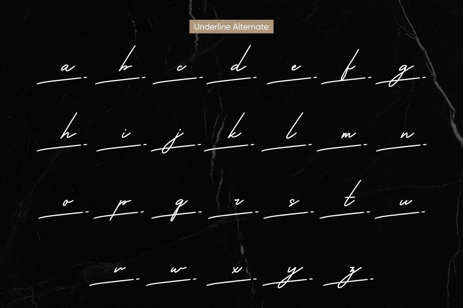 American Signature - Casual Monoline Signature Font
