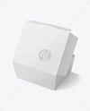 Opened Paper Food Box Mockup