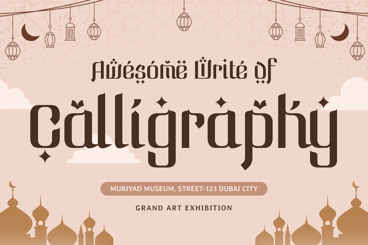 Marhaban Ramadan - Arabic Ramadan Font