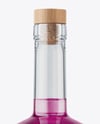 Clear Glass Liquor Bottle Mockup