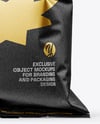 Kraft Paper Snack Bag Mockup