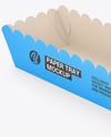 Paper Tray with Hot Dog Mockup