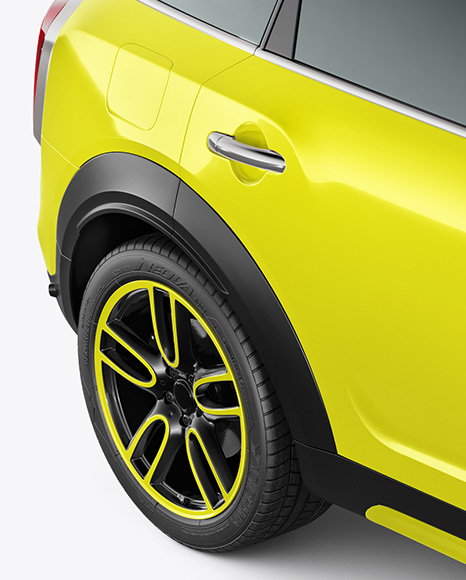 Hatchback Mockup - Half Side View