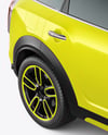 Hatchback Mockup - Half Side View
