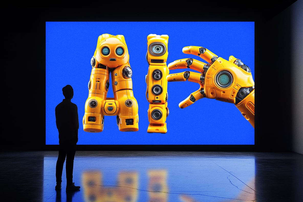 Yellow Robot Font