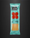 Glossy Package with Pasta Mockup