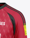 Soccer Kit Mockup - Half Side View