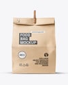 Kraft Paper Food Bag Mockup