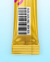 Glossy Metallic Stick Sachet Mockup
