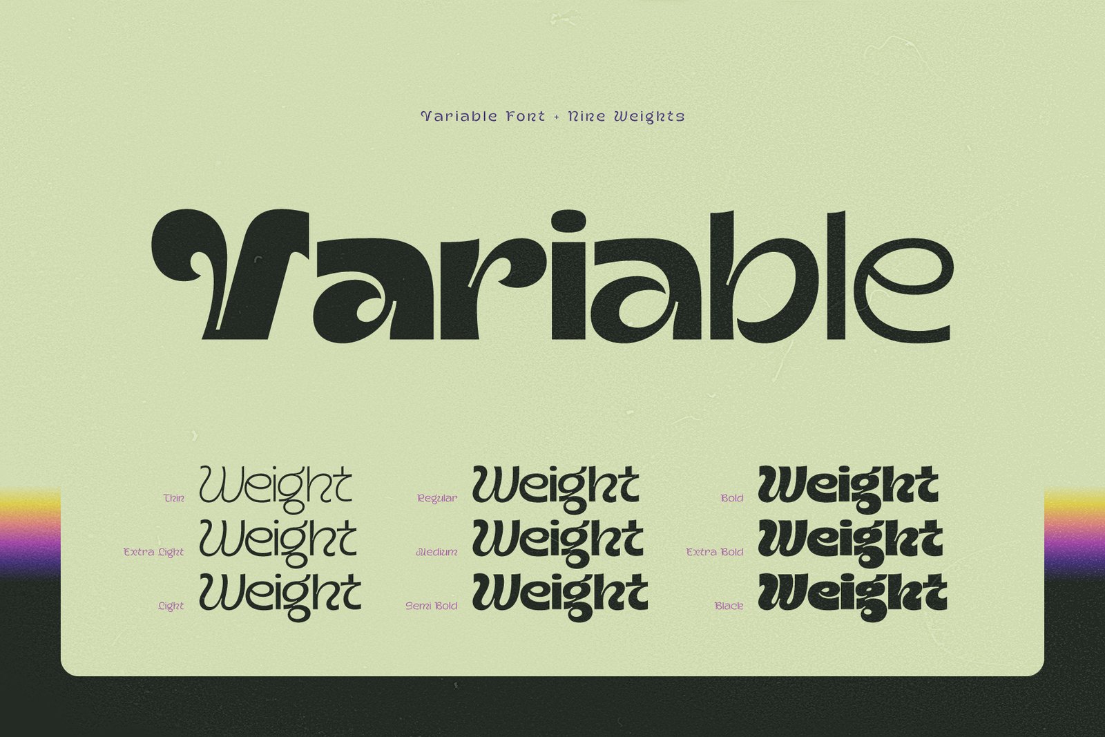 Gravity Shift - Variable Font Family
