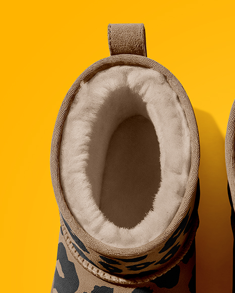 Pair of Women's UGG Boots Mockup