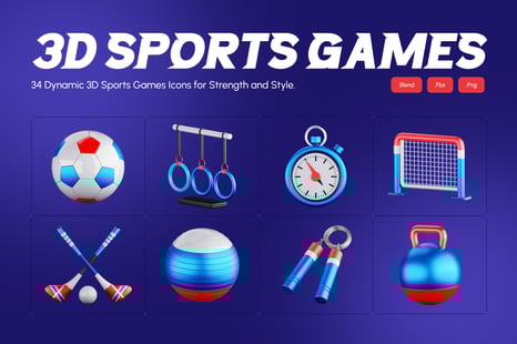 Sports Games Icons - Graphics