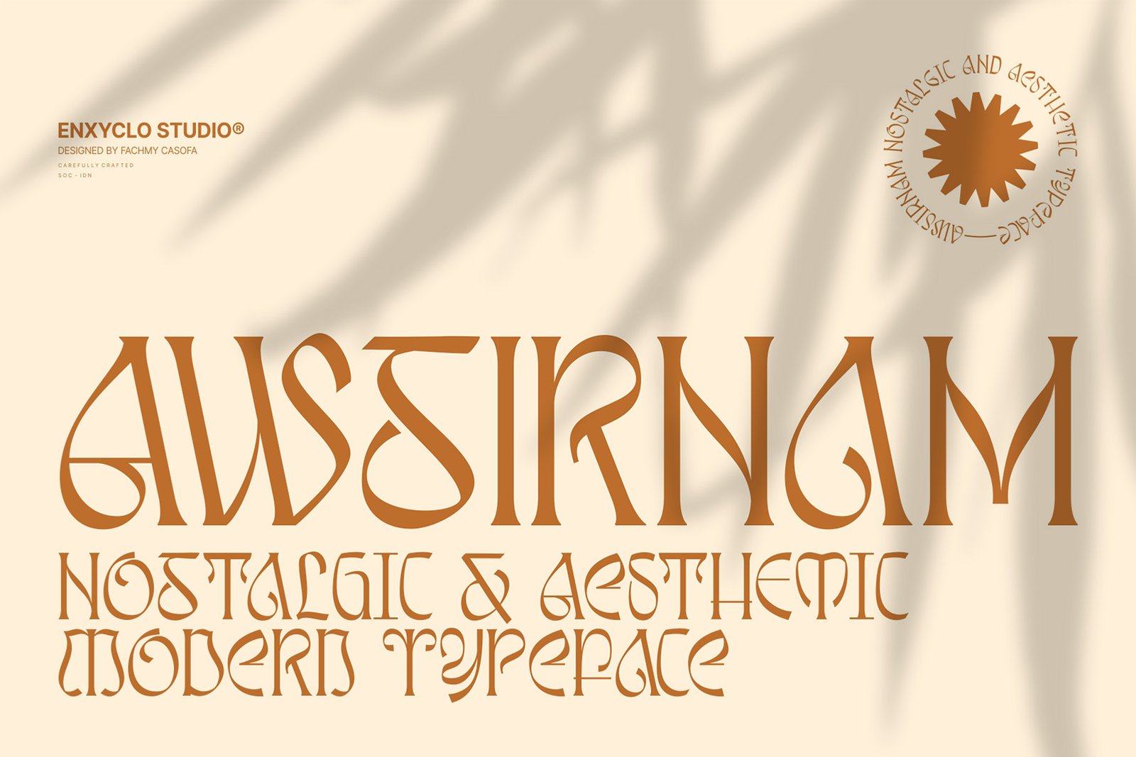 Awsirnam - Aesthetic Serif Font