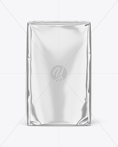 Metallic Coffee Bag Mockup