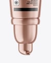 Metallic Cosmetic Tube with Box Mockup