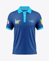 Men's Polo Shirt Mockup - Front View