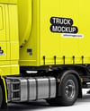 Truck Mockup - Half Side View