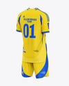Soccer Kit Mockup - Half Side View