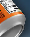 Aluminium Can With Matte Finish Mockup