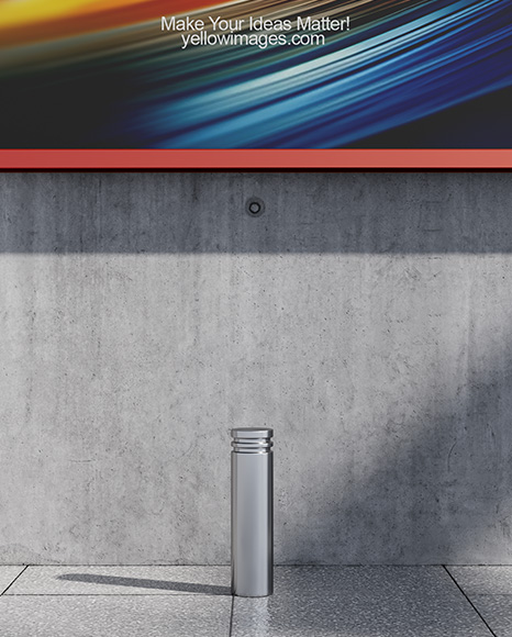 Billboard on the City Street Mockup