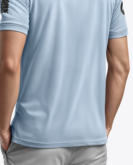 Man in a Polo Shirt and Pants Mockup