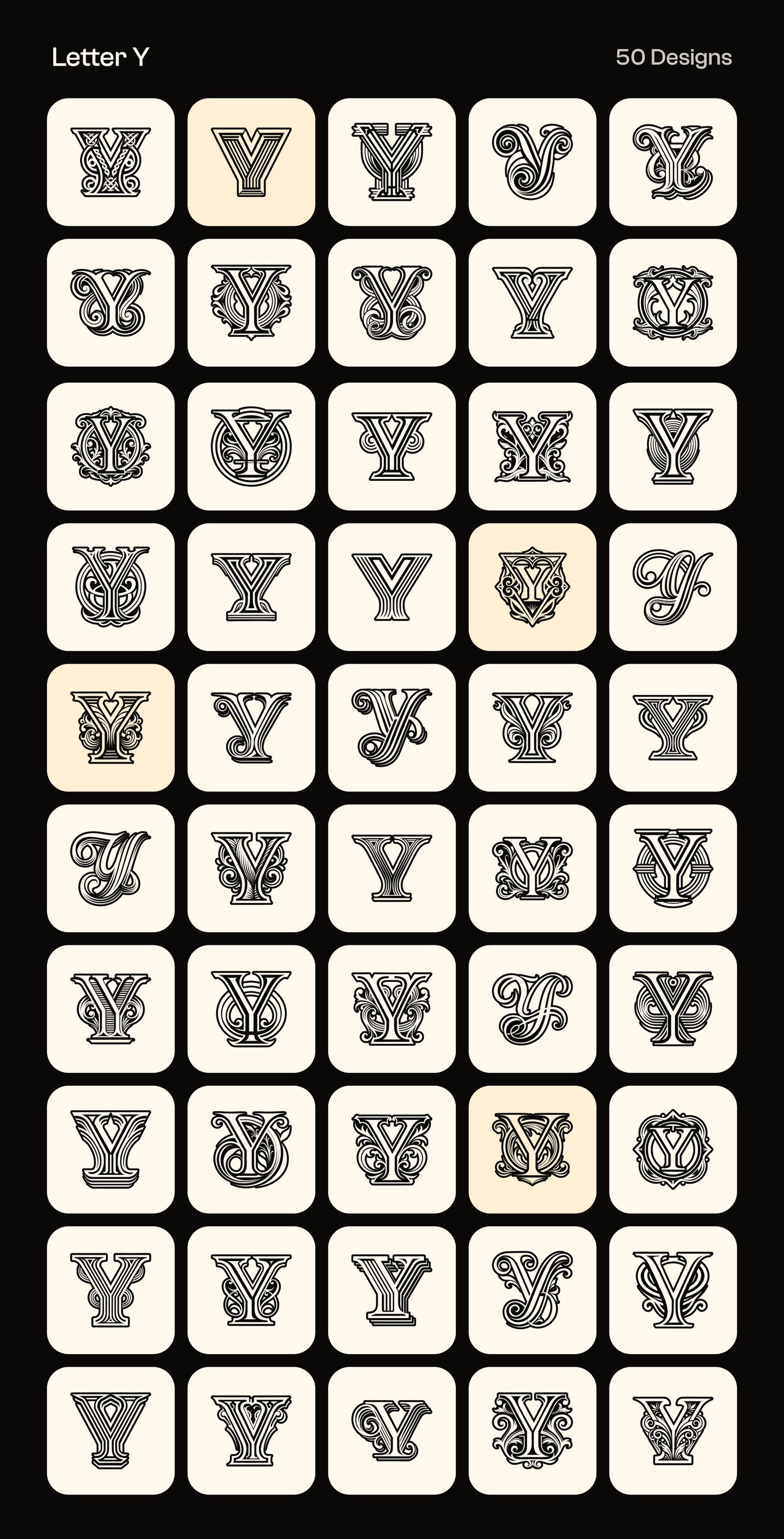 Alphabet Letters Logo Bundle