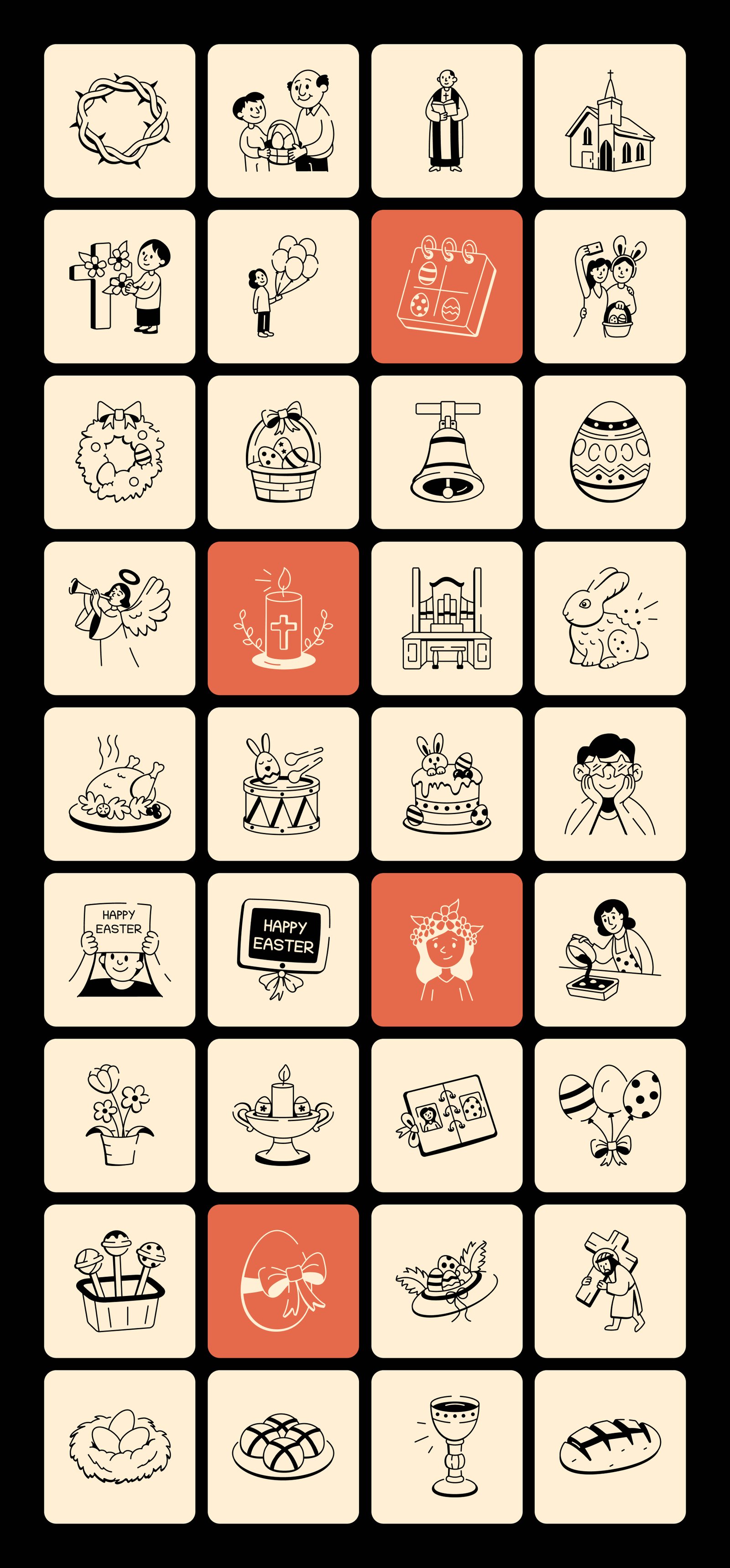 Easter Doodles Collection