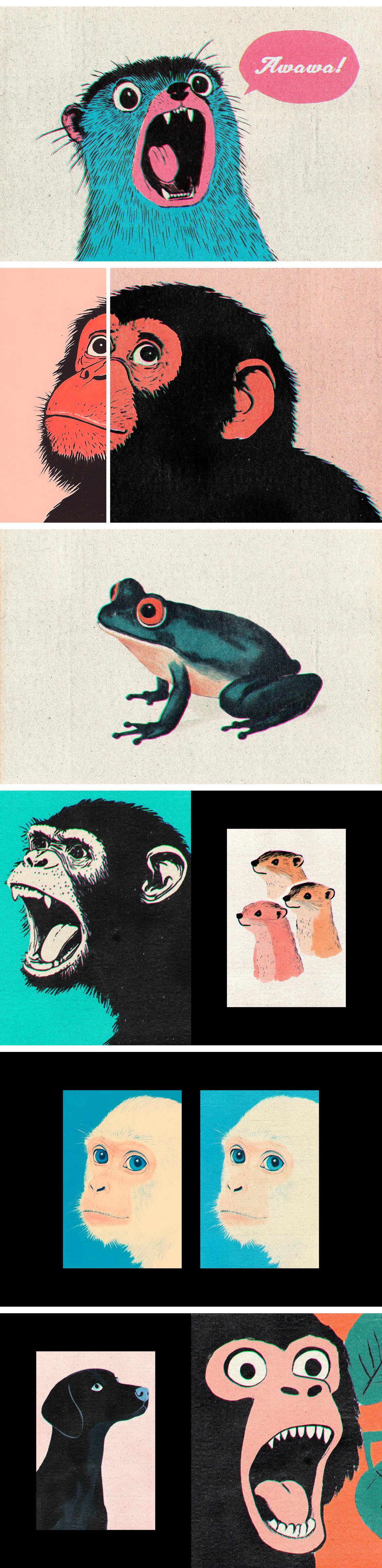 Anaglyph Print Design Effect